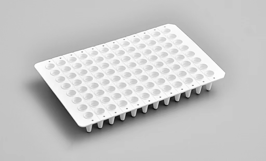 0.1mL白色无裙边96孔PCR板